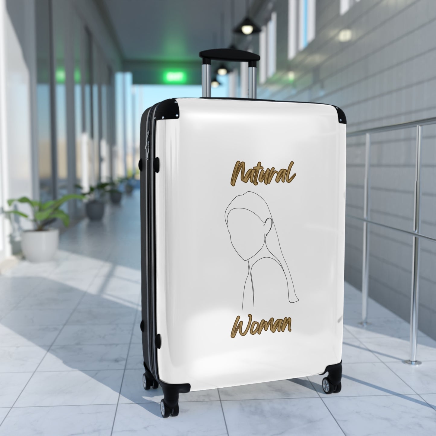 Natural Woman Tilted Look (BL) Suitcase WHITE