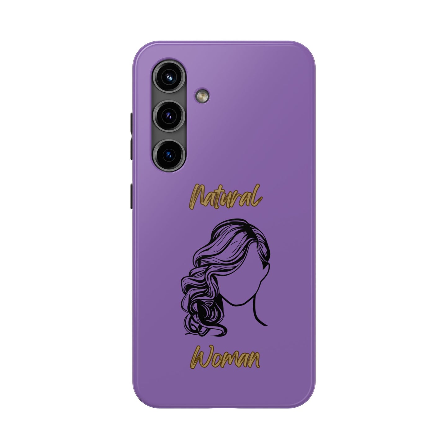 Natural Woman Long Curl (BL)Tough Phone Cases LIGHT PURPLE