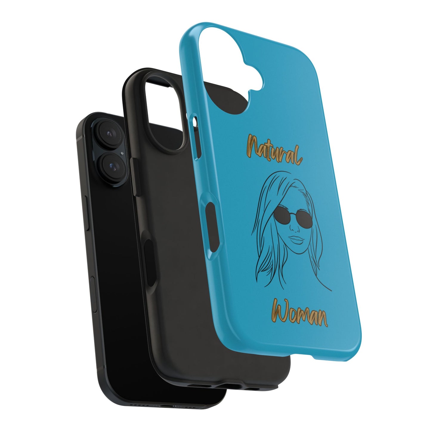 Natural Woman Shades (BL)Tough Phone Cases TURQUOISE
