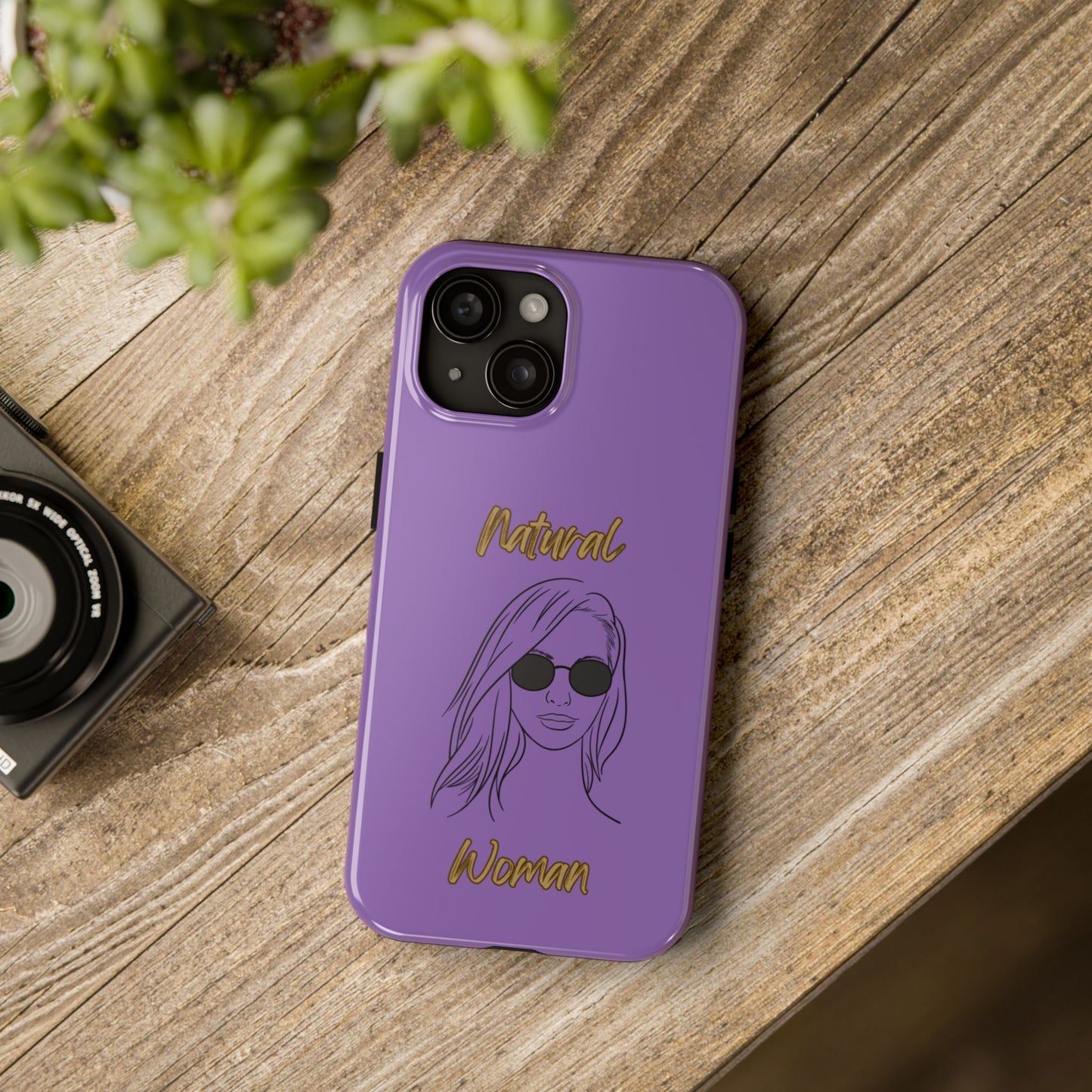 Natural Woman Shades (BL)Tough Phone Cases LIGHT PURPLE