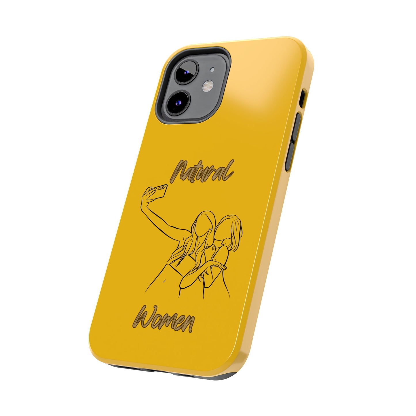 Natural Woman Friends Selfie (BL)Tough Phone Cases YELLOW