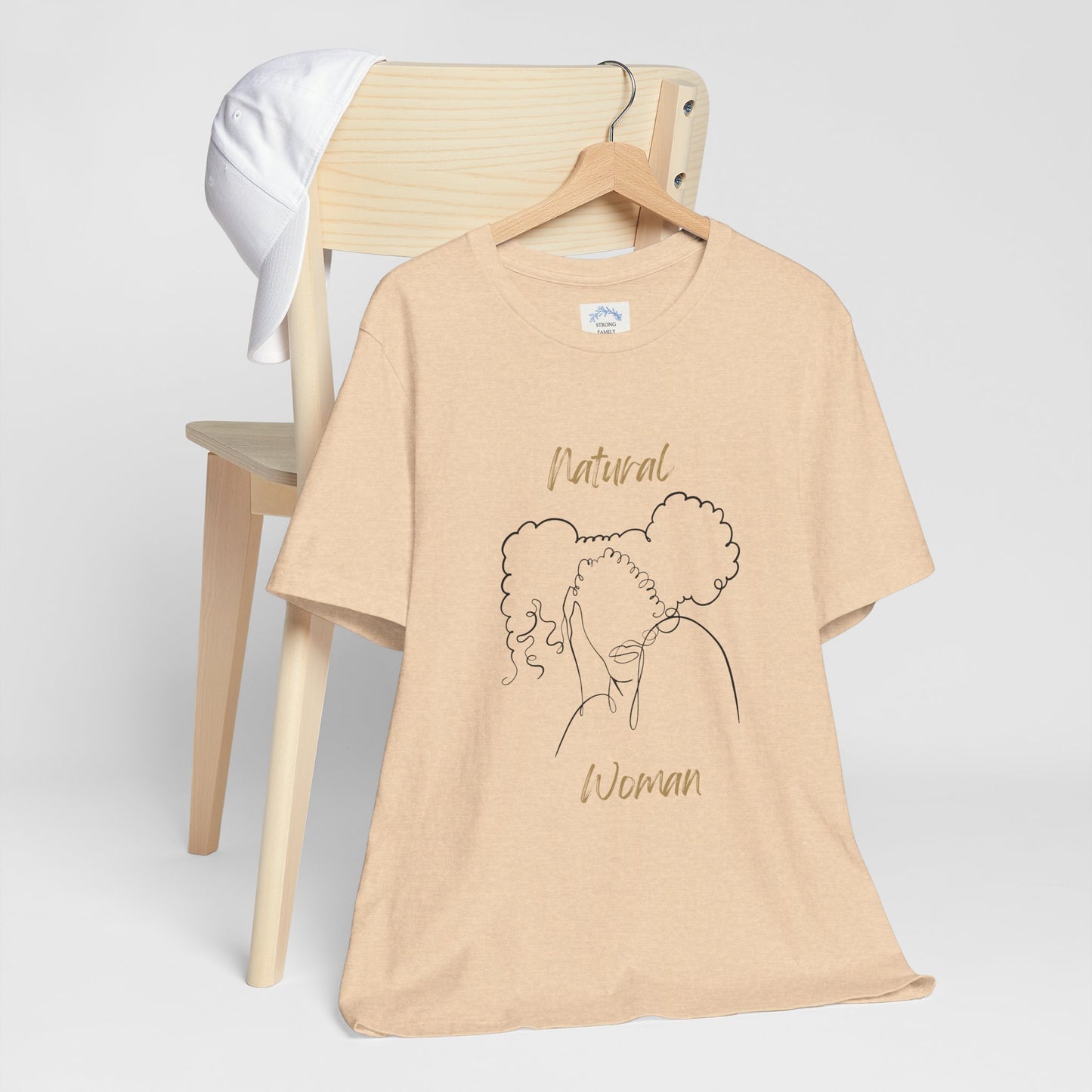 Natural Woman Twin Puffs (BL) Short Sleeve T-Shirt