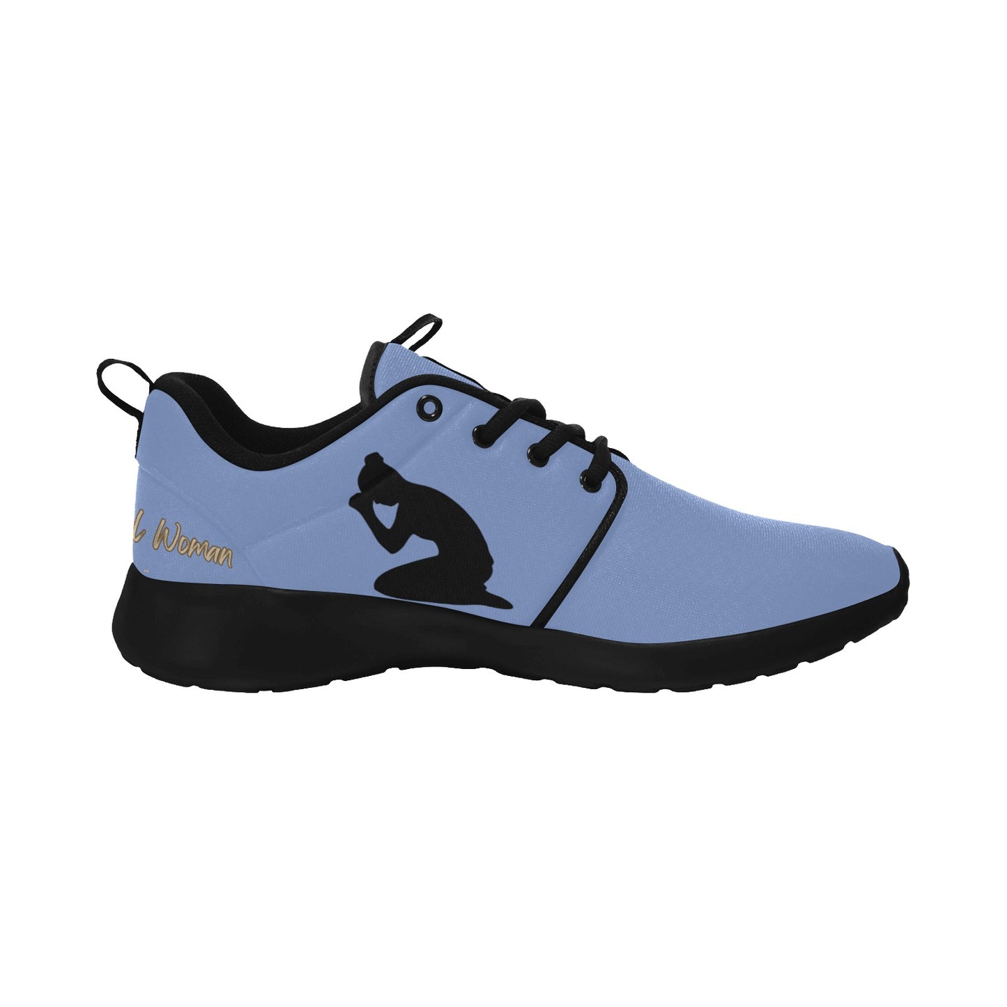 Natural Woman PRAY (BL) MEDIUM BLUE w/ Black Sole Sneakers