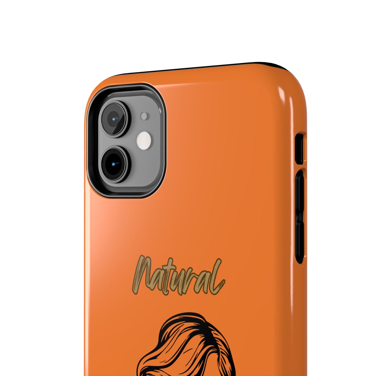 Natural Woman Long Curl (BL)Tough Phone Cases CRUSTA