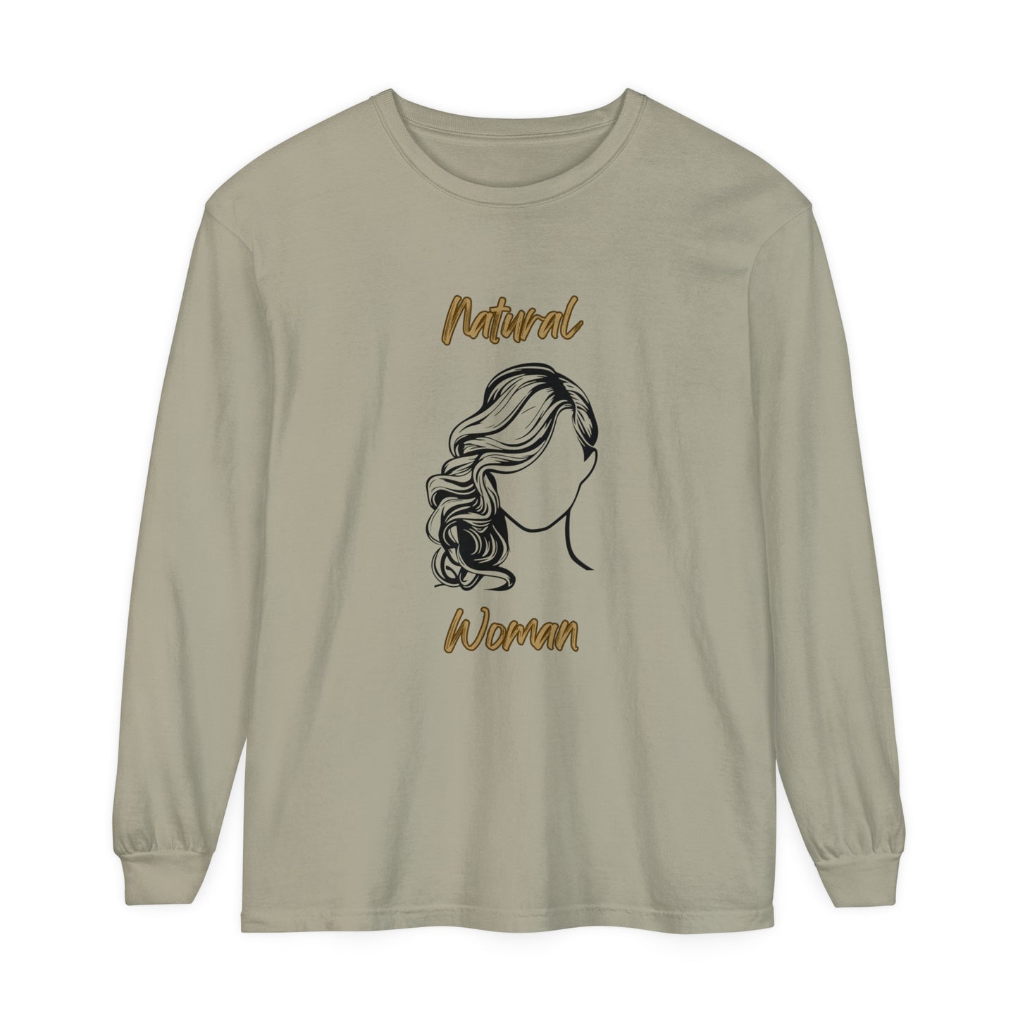 Natural Woman Long Curl (BL) Long Sleeve T-Shirt