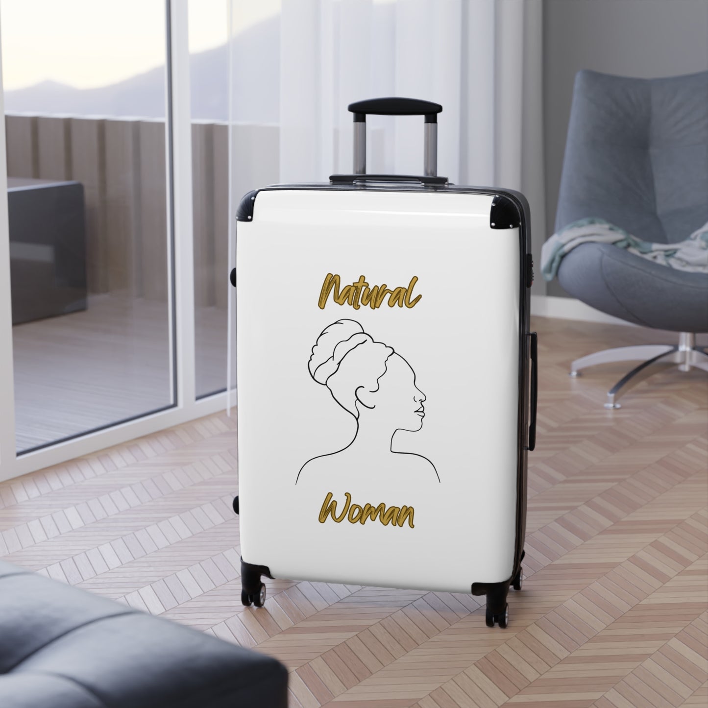 Natural Woman Mixed (BL) Suitcase WHITE