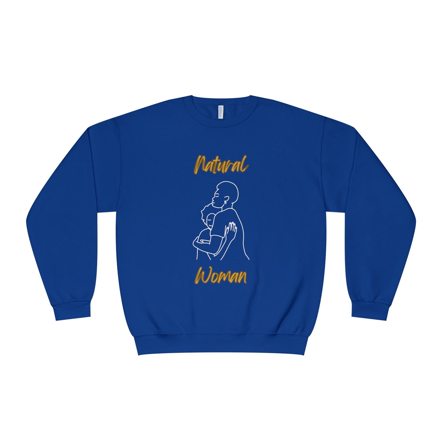 Natural Woman Safe With Momma (WL) Crewneck Sweatshirt