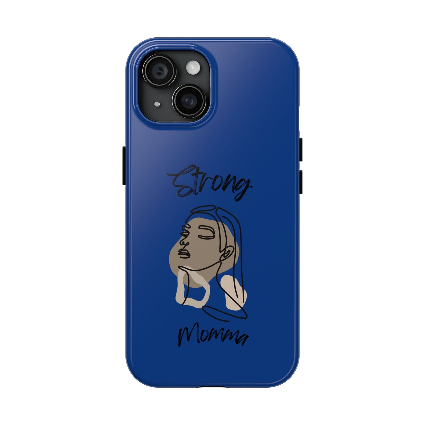 STRONG MOMMA Samsung Galaxy Tough Phone Cases (BL) Dark Blue