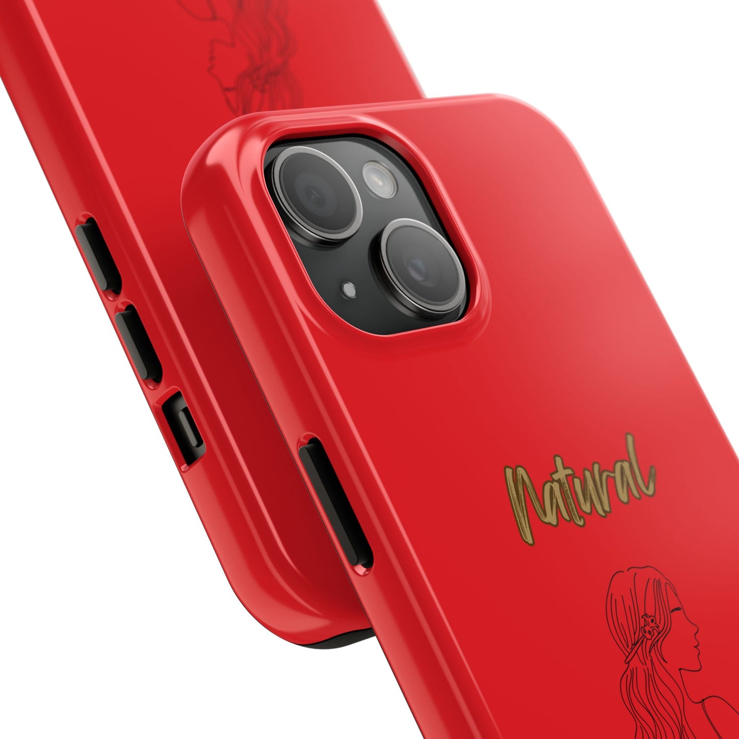 Natural Woman Young Woman (BL)Tough Phone Cases RED