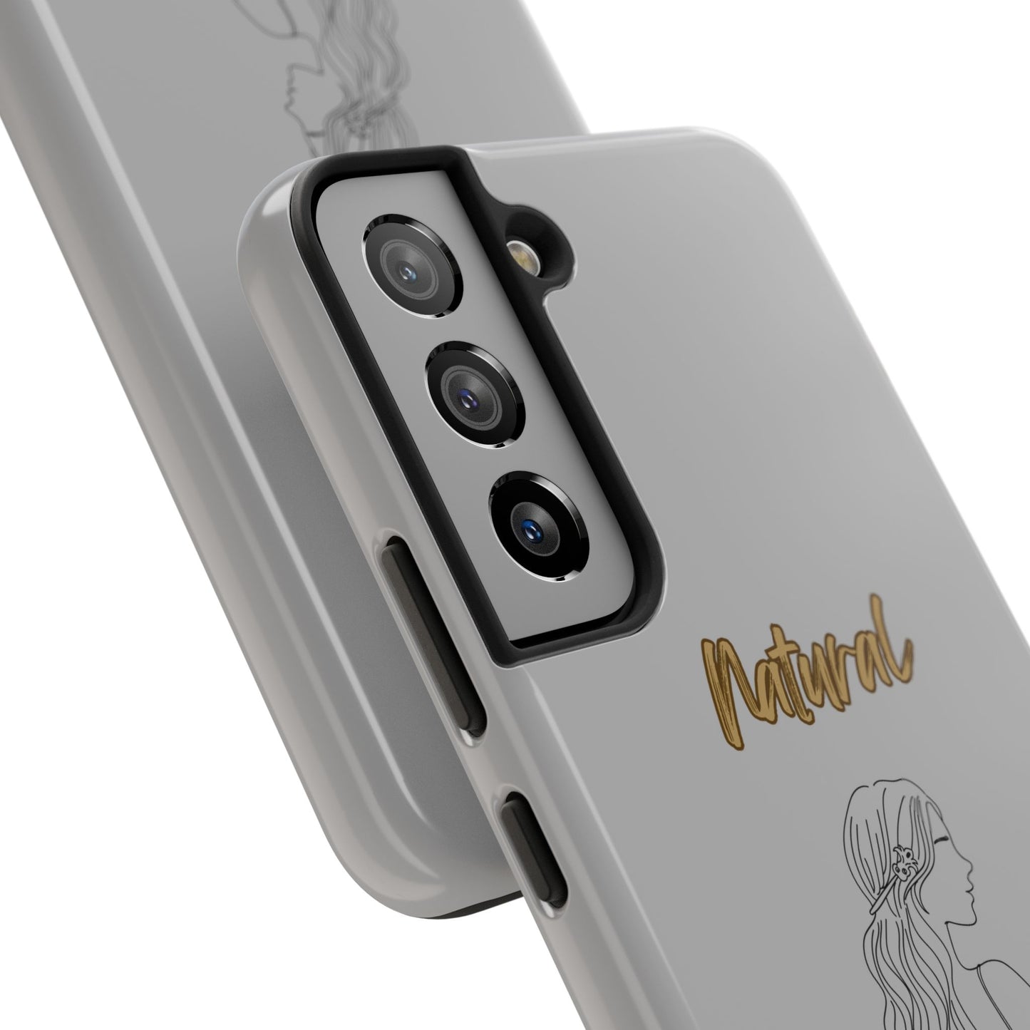 Natural Woman Young Woman (BL)Tough Phone Cases LIGHT GREY