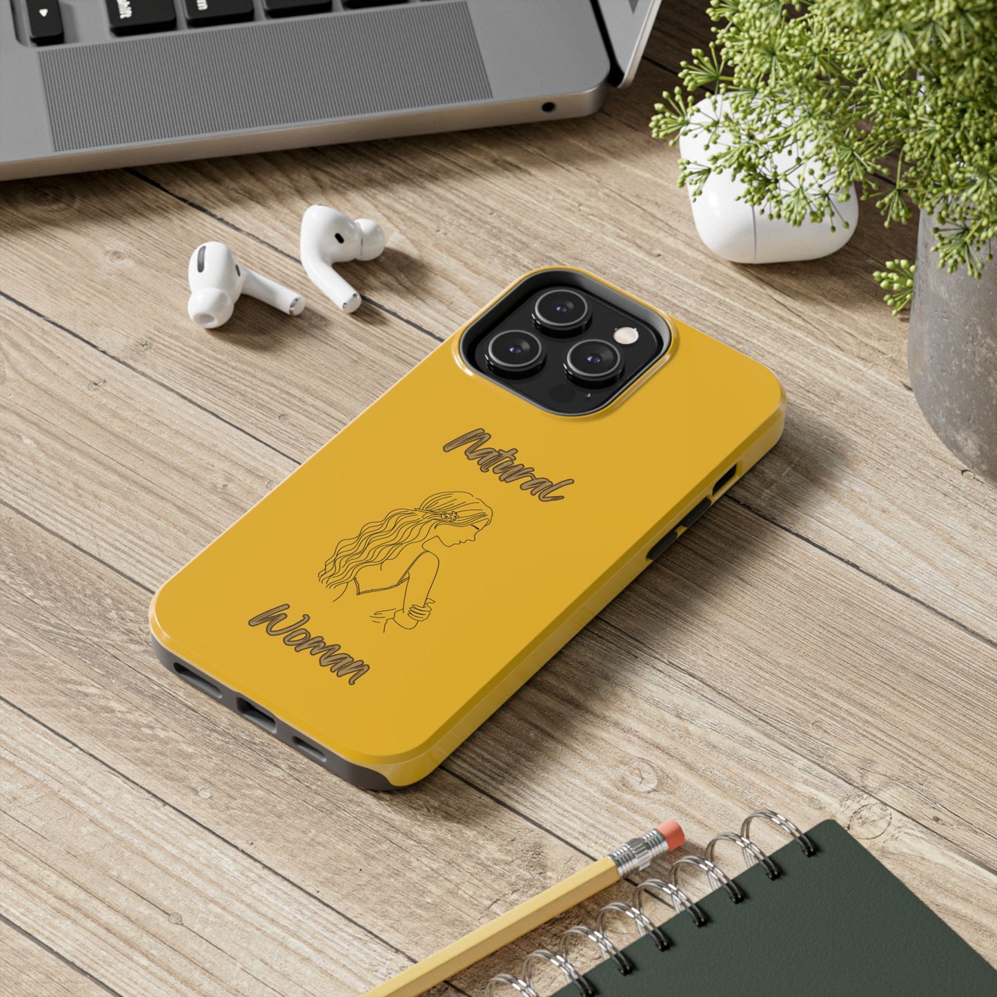 Natural Woman Young Woman (BL)Tough Phone Cases YELLOW