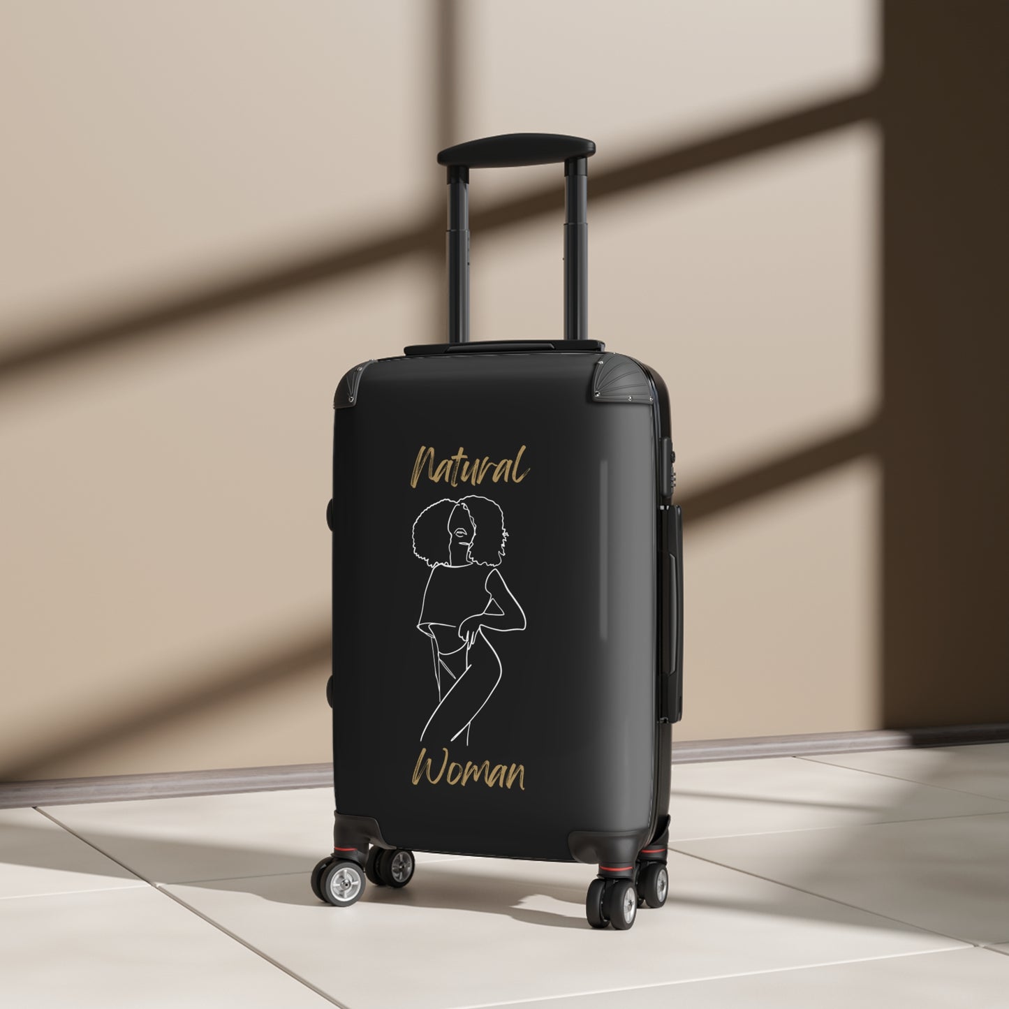 Natural Women Pose (WL) Suitcase BLACK