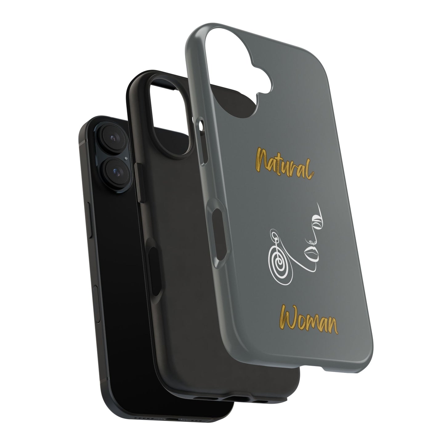Natural Woman Music In My Soul (WL)Tough Phone Cases DARK GREY