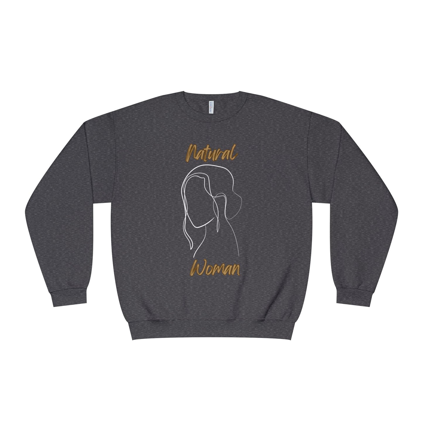 Natural Woman Hanging Hair (WL) Crewneck Sweatshirt