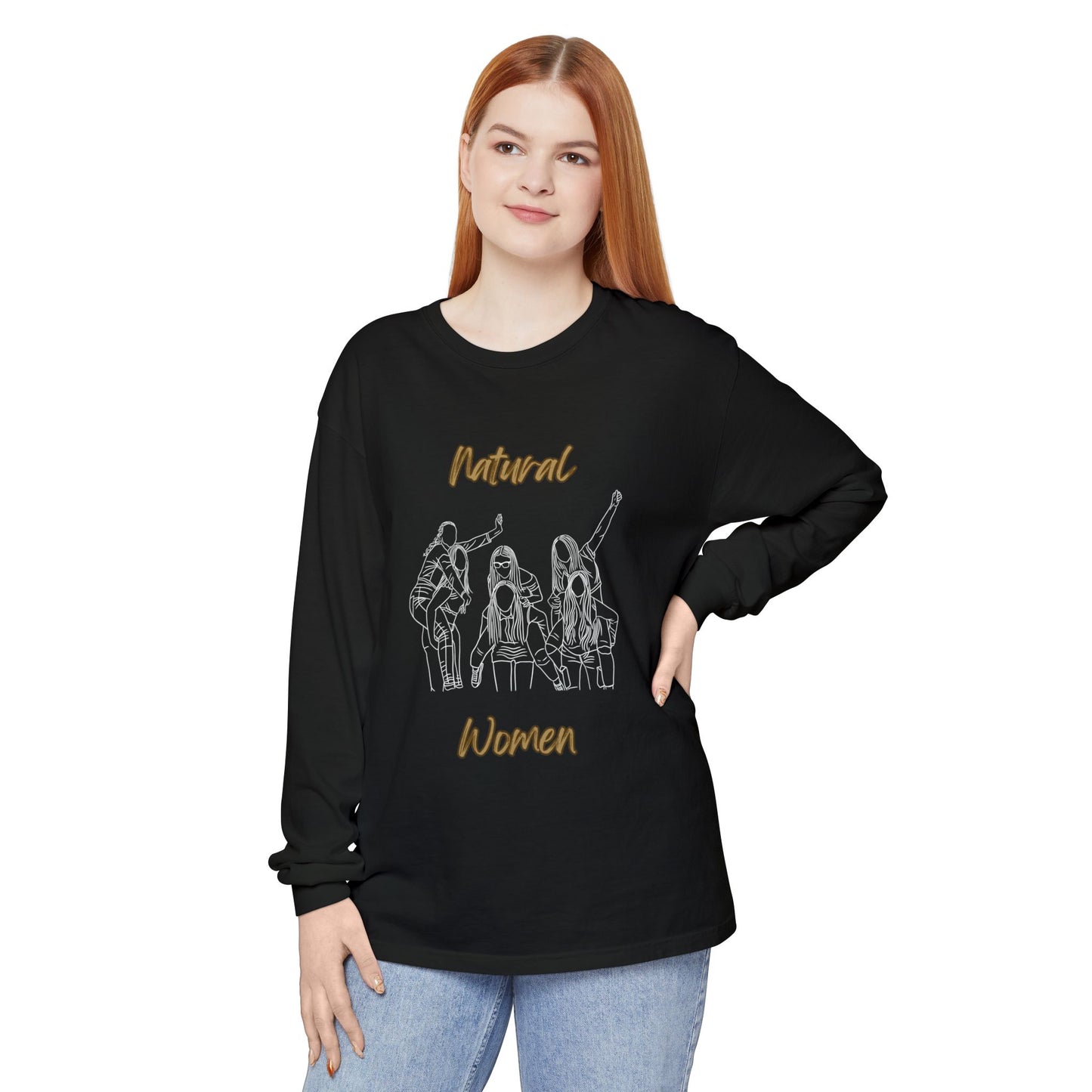 Natural Women Piggy Back (WL) Long Sleeve T-Shirt