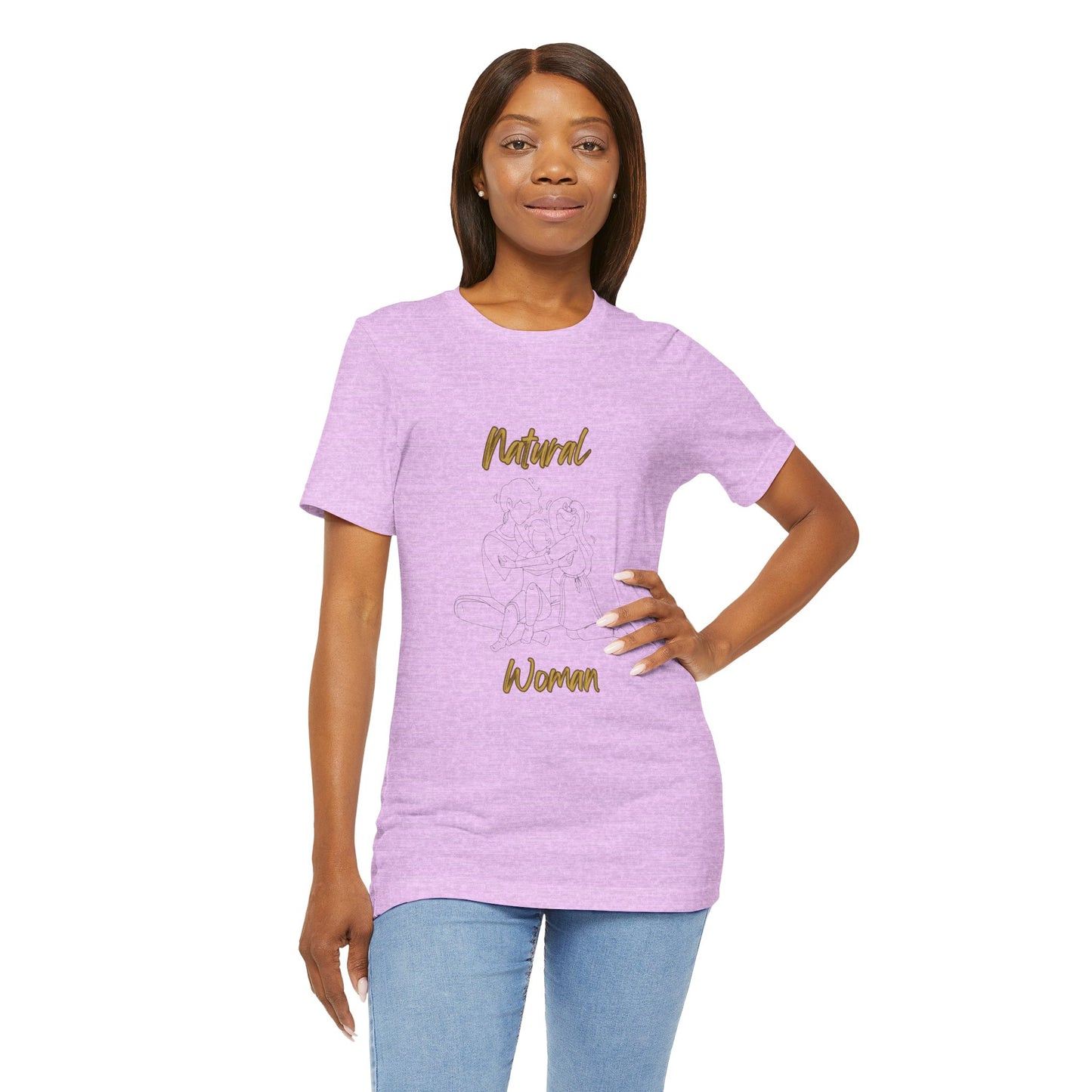 Natural Woman Bear Hugs (BL) Short Sleeve T-Shirt