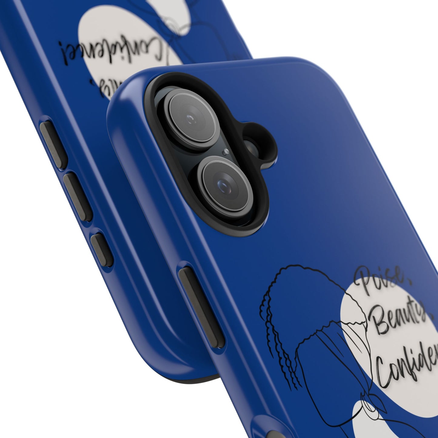 Natural Woman Puff (BL)Tough Phone Cases DARK BLUE