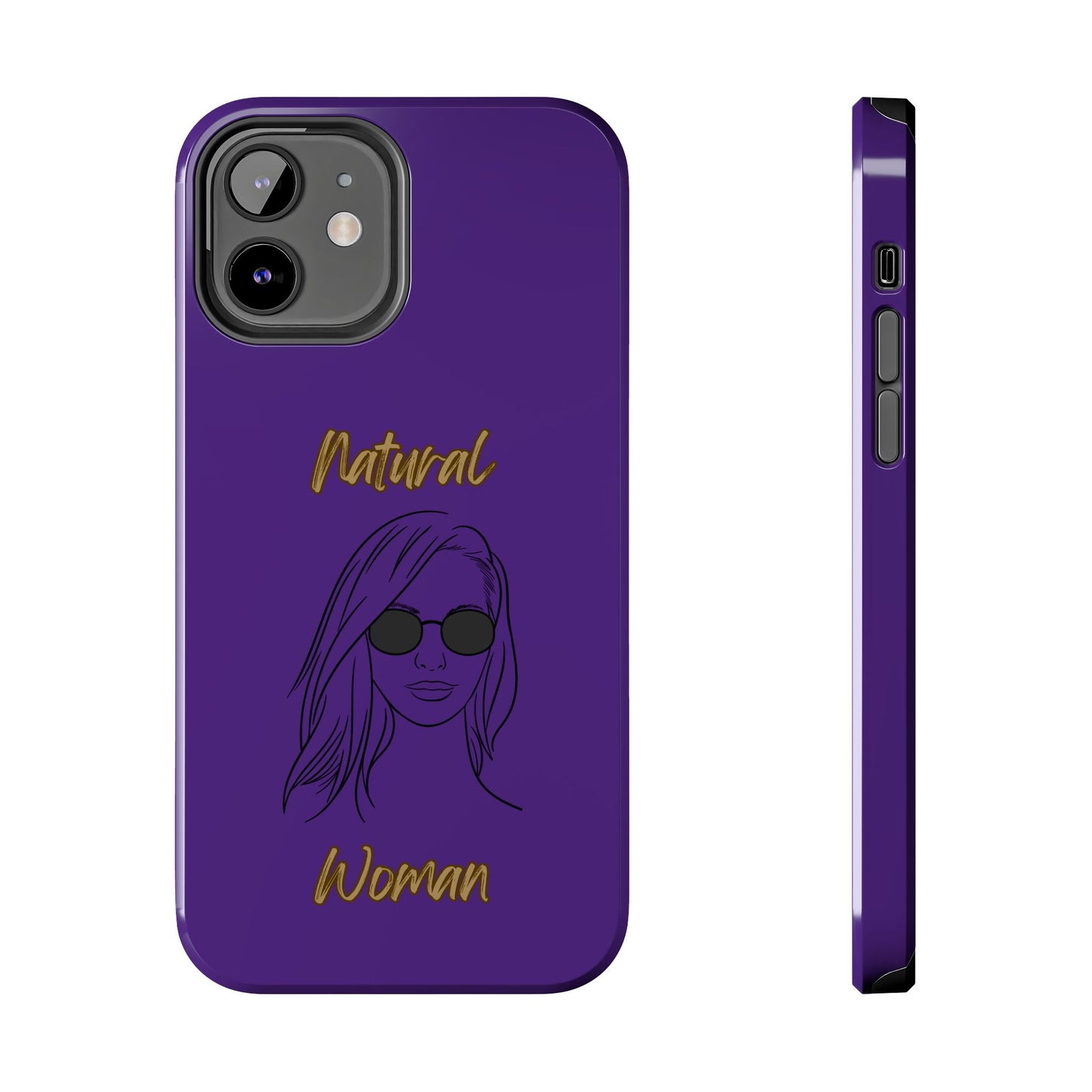 Natural Woman Shades (BL)Tough Phone Cases PURPLE