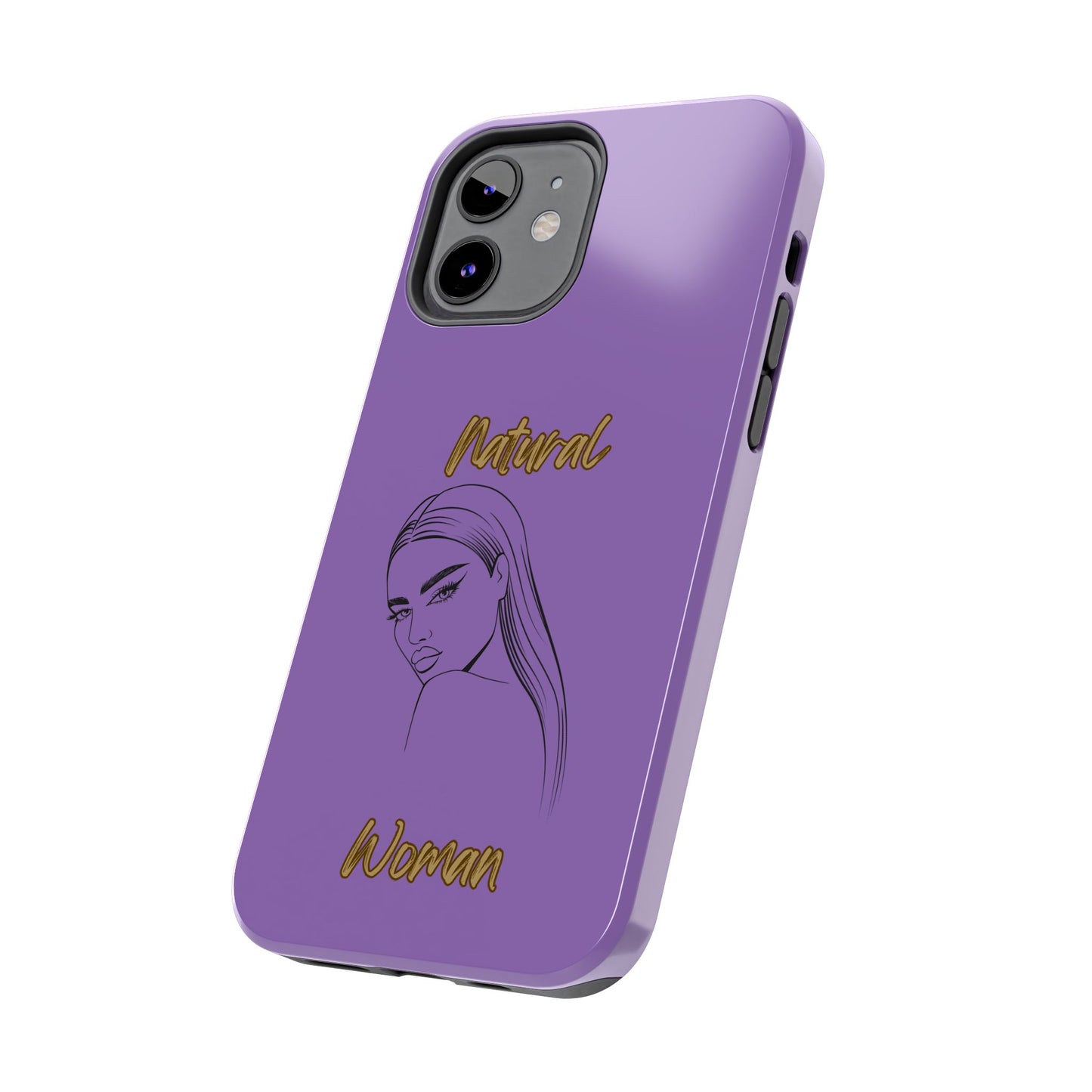 Natural Woman The Stare (BL)Tough Phone Cases LIGHT PURPLE