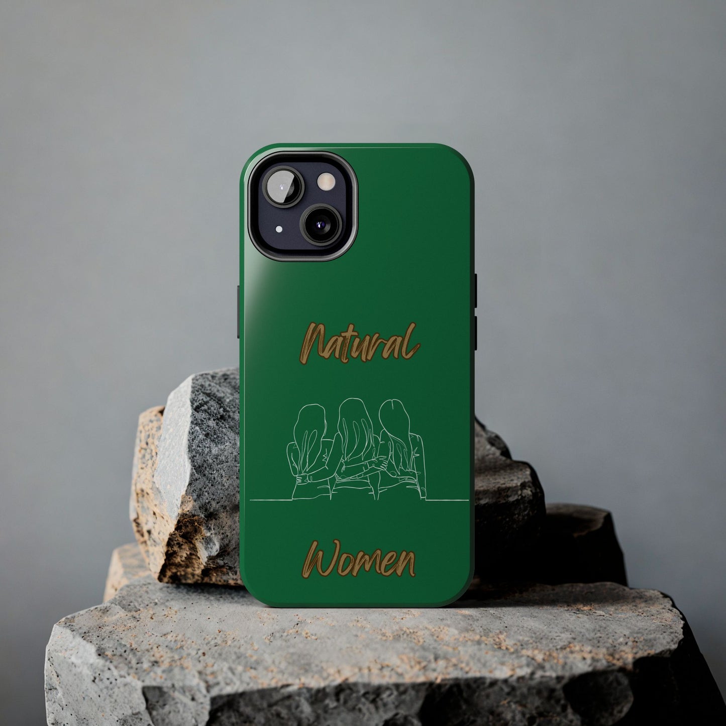 Natural Woman Loving Friends (WL) Tough Phone Cases DARK GREEN