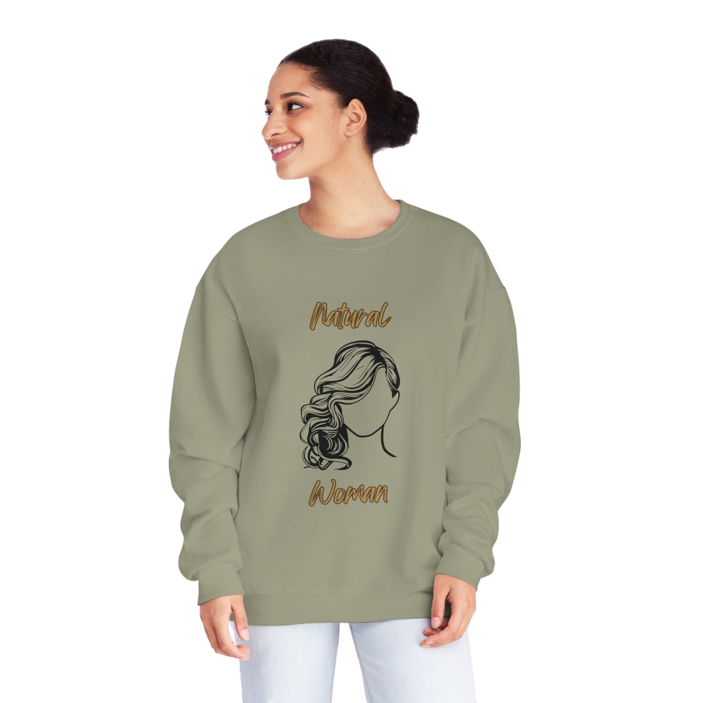 Natural Woman Long Curl (BL) Crewneck Sweatshirt