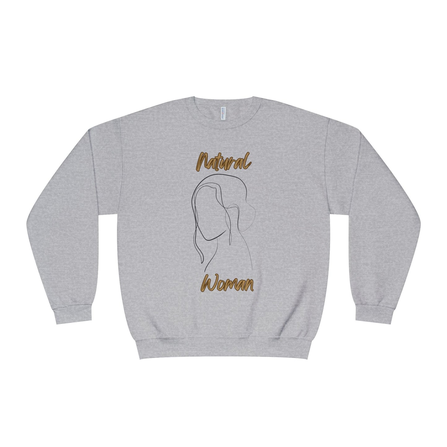 Natural Woman Hanging hair (BL) Crewneck Sweatshirt