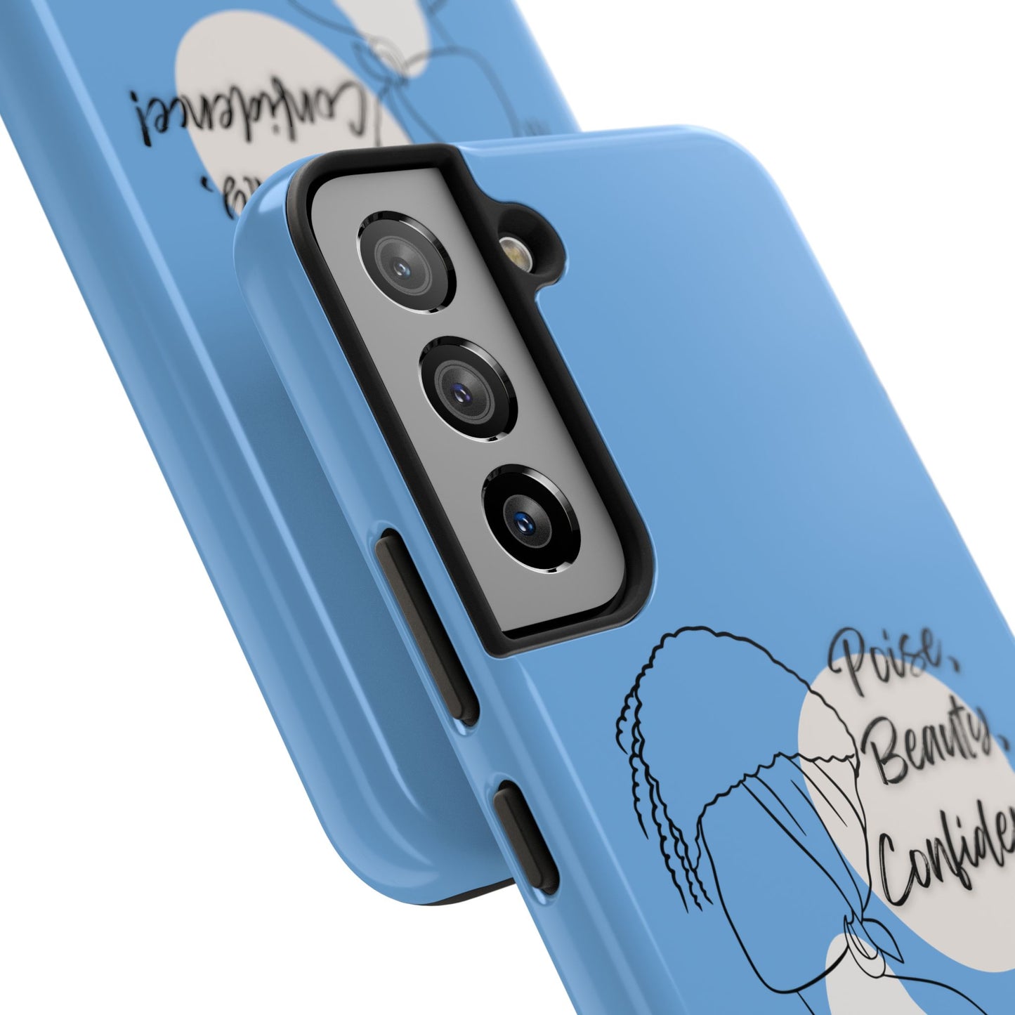 Natural Woman Puff (BL)Tough Phone Cases LIGHT BLUE