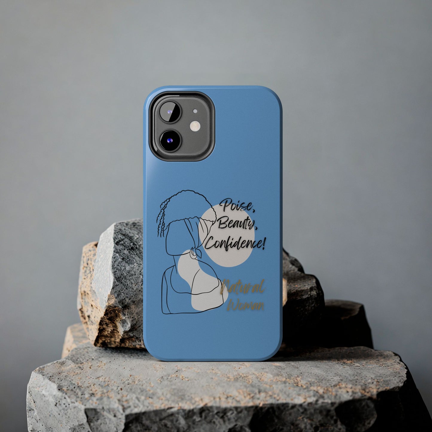 Natural Woman Puff (BL)Tough Phone Cases LIGHT BLUE