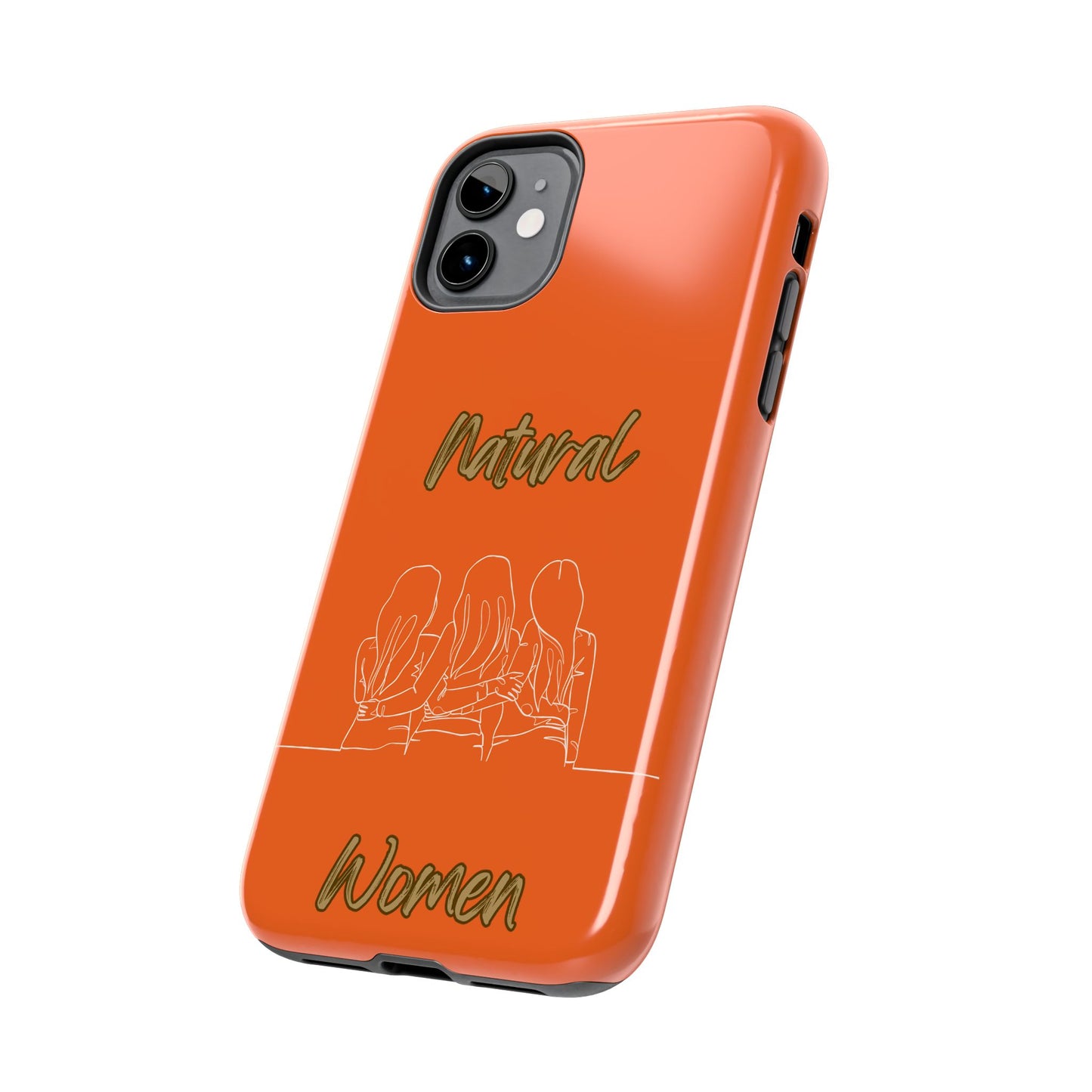 Natural Woman Loving Friends (WL) Tough Phone Cases ORANGE