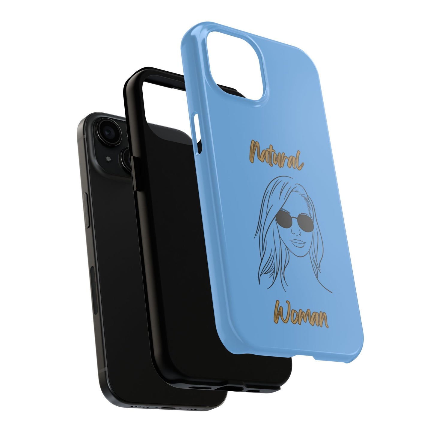 Natural Woman Shades (BL)Tough Phone Cases LIGHT BLUE