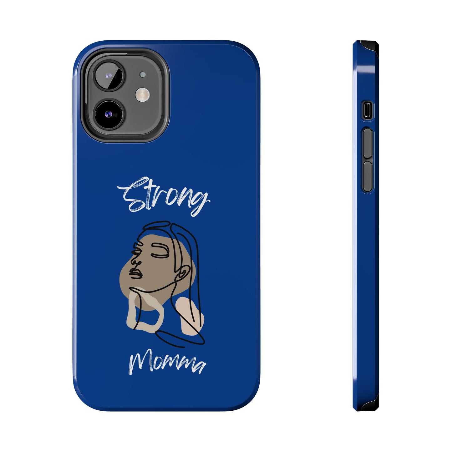 Strong Momma (WL) Tough Phone Cases DARK BLUE