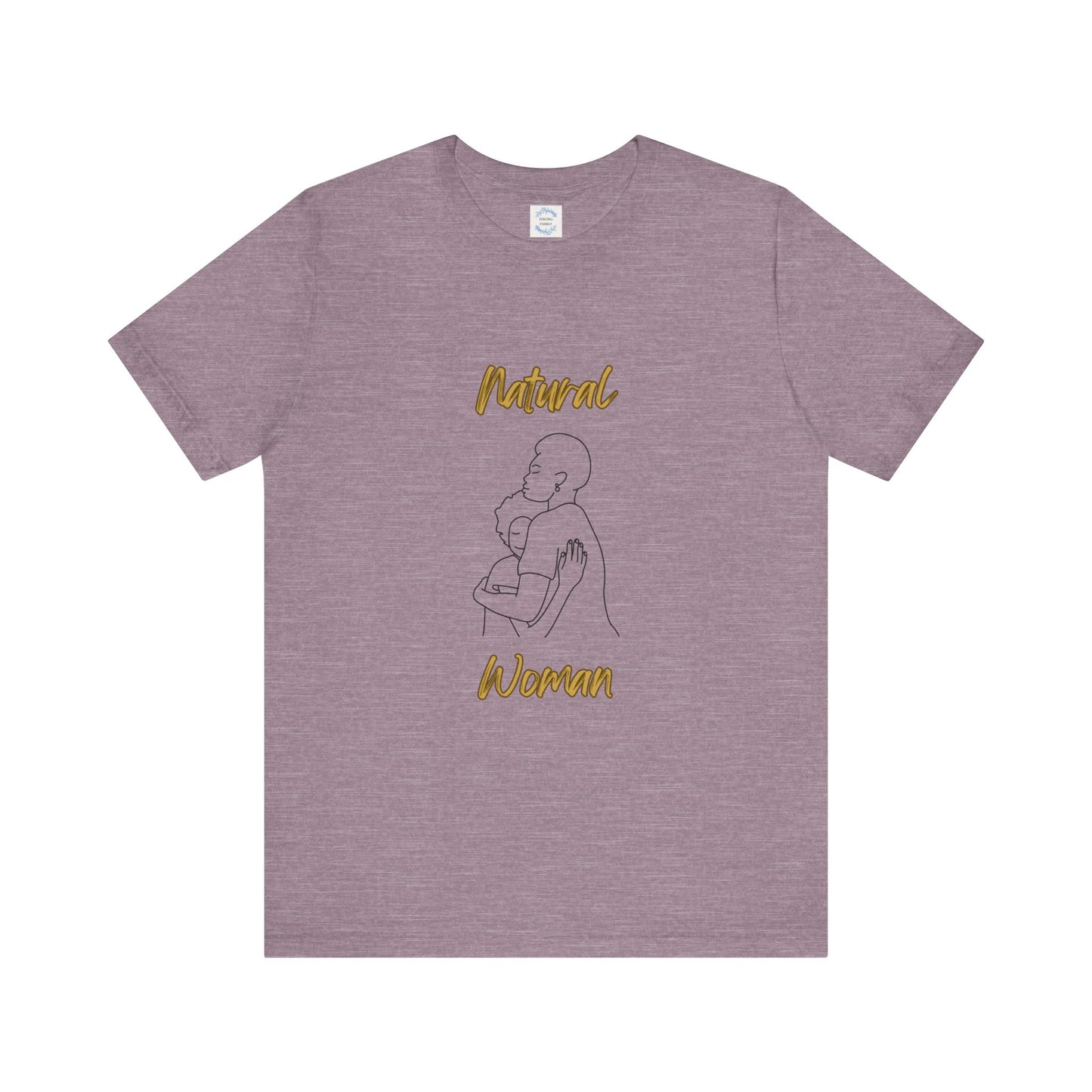 Natural Woman Safe With Momma (BL) Short Sleeve T-Shirt