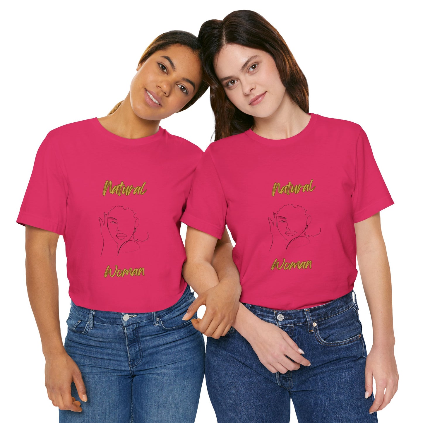 Natural Woman Let's Be Friends (BL) Short Sleeve T-Shirt