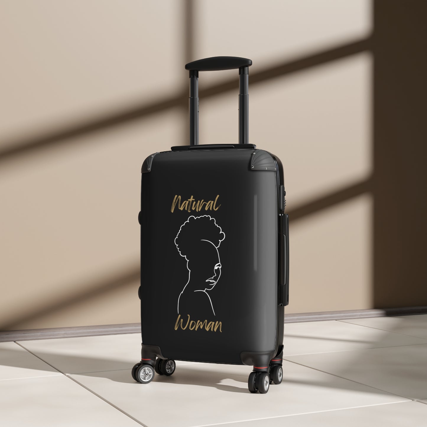 Natural Women Twist Afro (WL) Suitcase BLACK