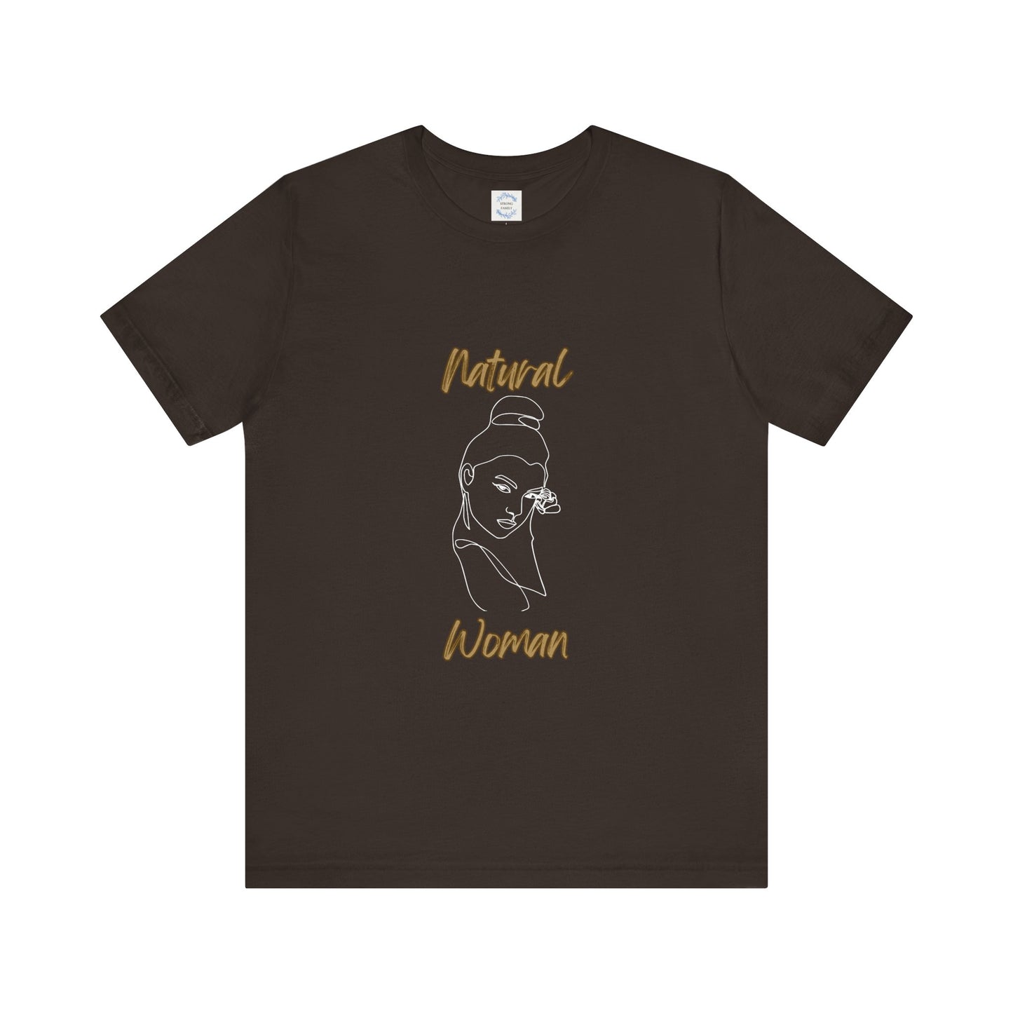 Natural Woman Sassy Bun (WL) Short Sleeve T-Shirt