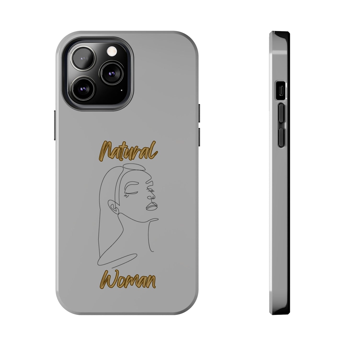 Natural Woman Calm (BL) Tough Phone Cases LIGHT GREY