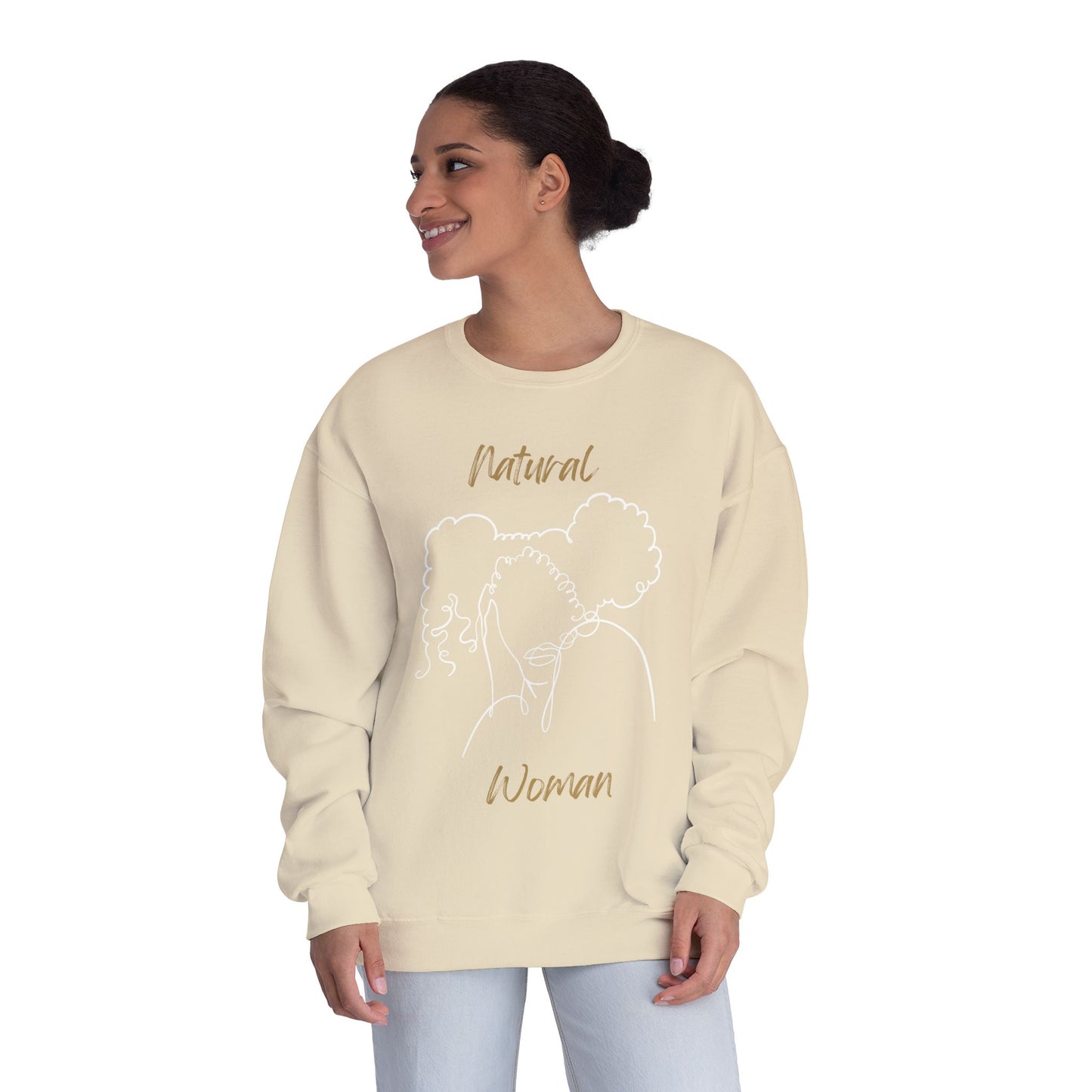 Natural Woman Twin Puffs (WL) Crewneck Sweatshirt