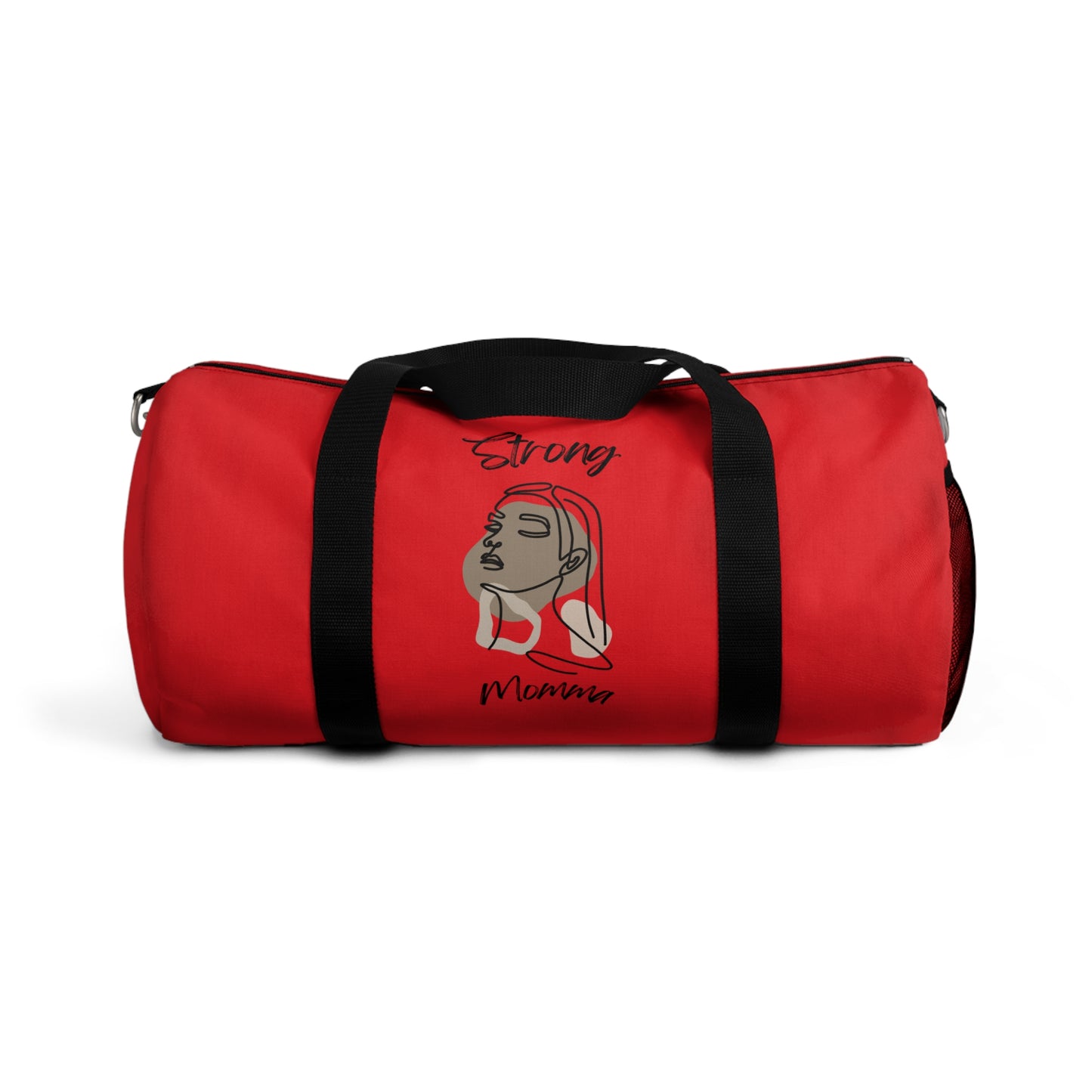 Strong Momma (BL) Duffel Bag RED