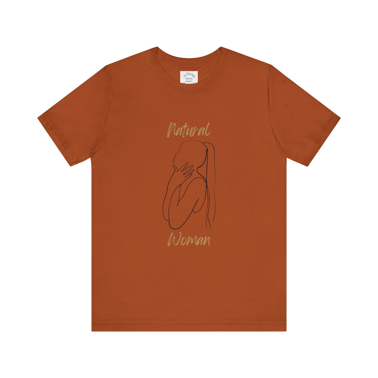 Natural Woman Ponytail (BL) Short Sleeve T-Shirt