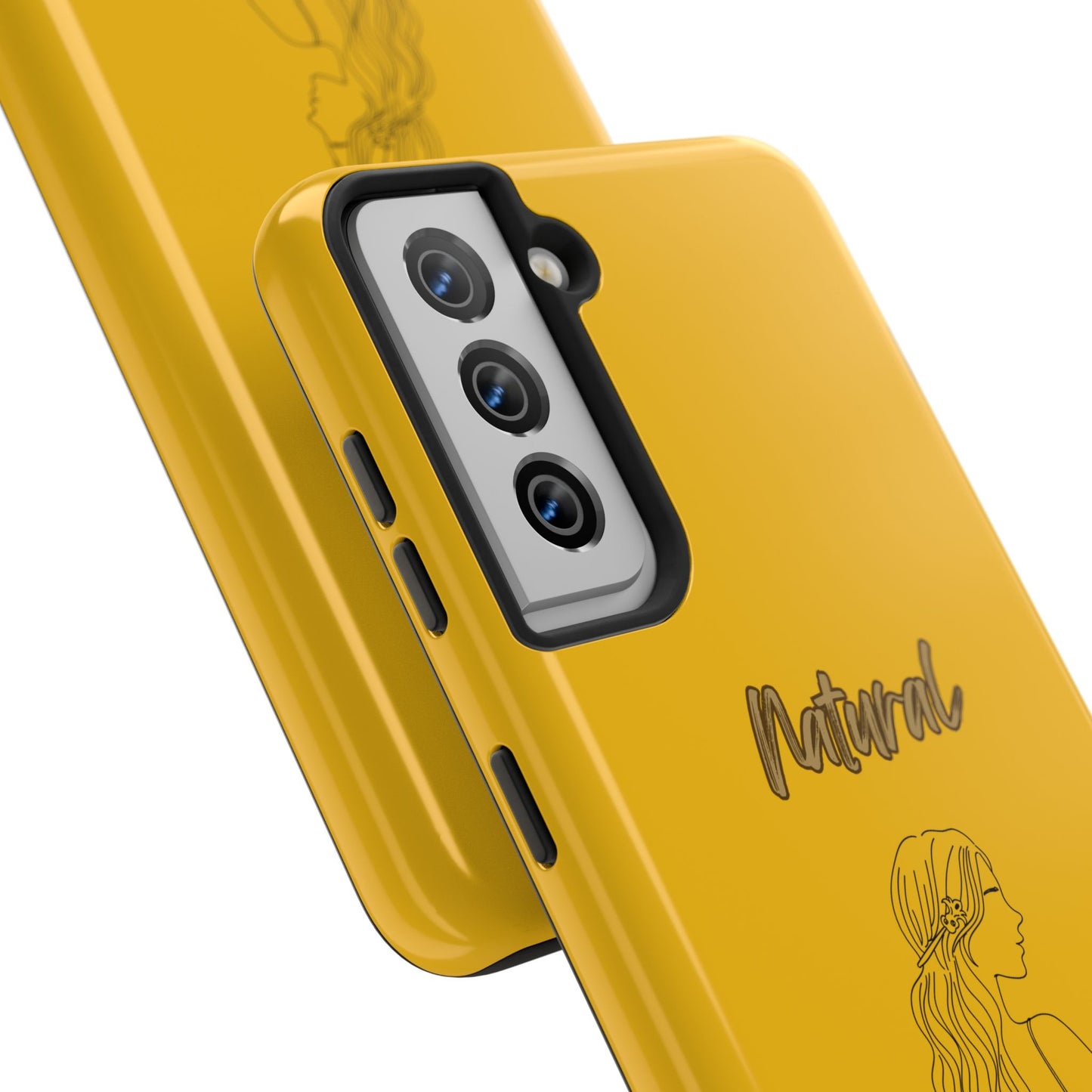 Natural Woman Young Woman (BL)Tough Phone Cases YELLOW