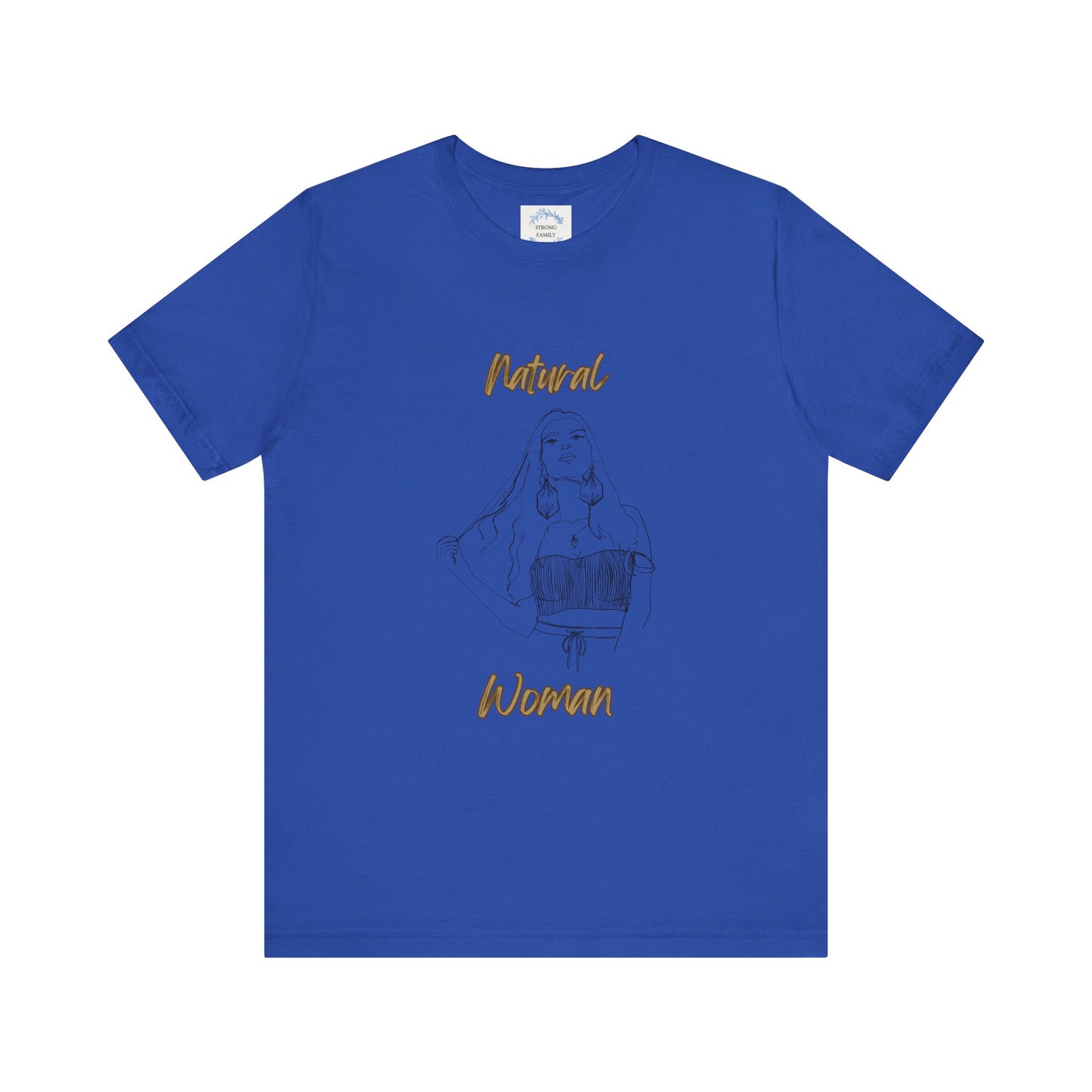 Natural Woman Thinking (BL) Short Sleeve T-Shirt