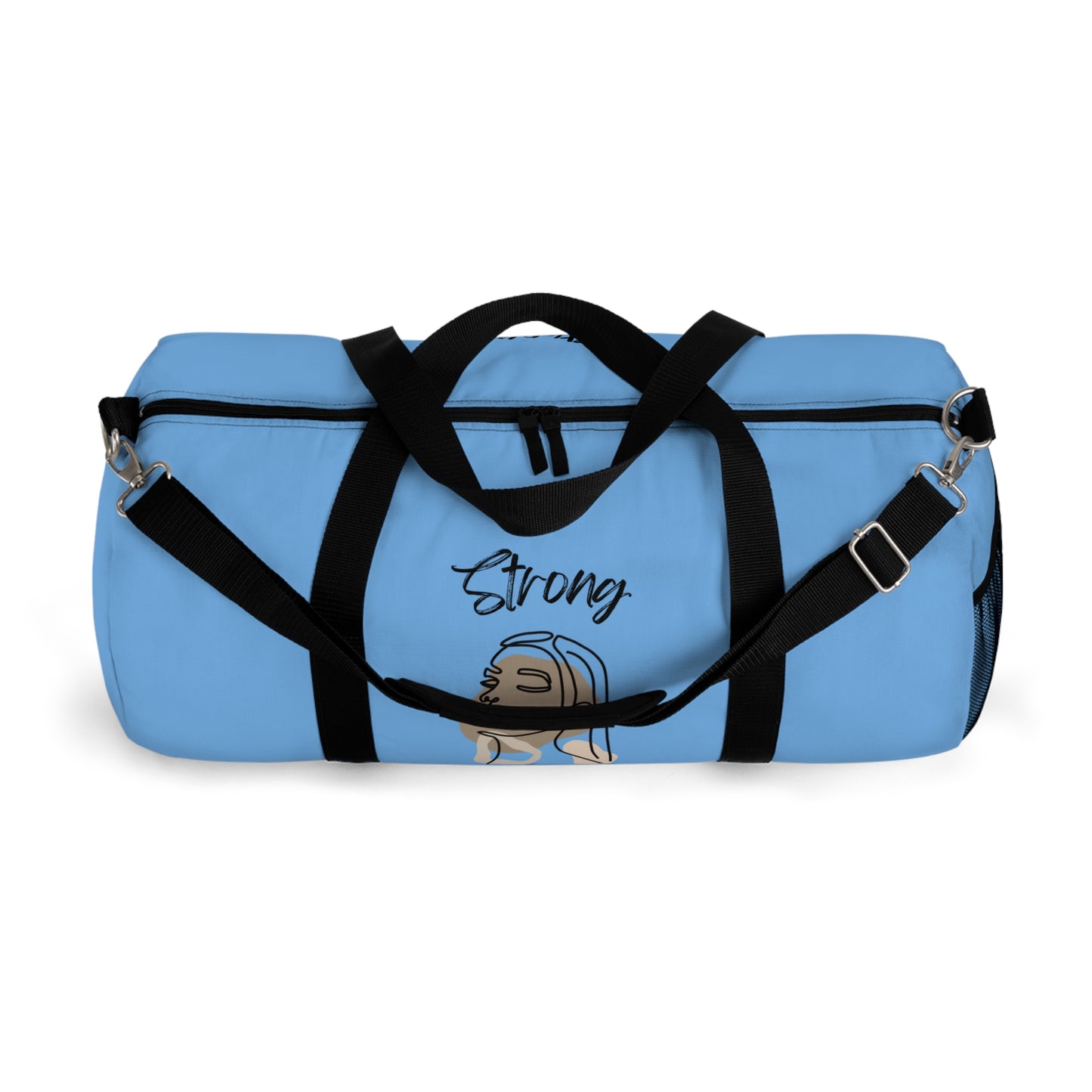 Strong Momma (BL) Duffel Bag LIGHT BLUE