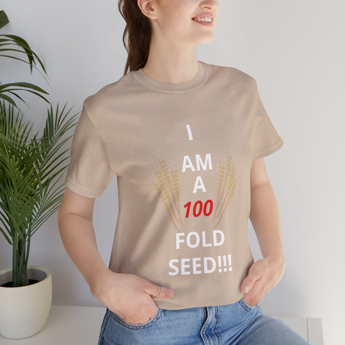 100 Fold Seed (WL)Unisex Jersey Short Sleeve T-Shirt
