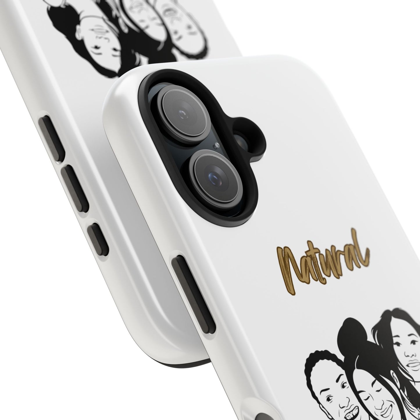 Natural Women Laughing Friends (BL)Tough Phone Cases WHITE