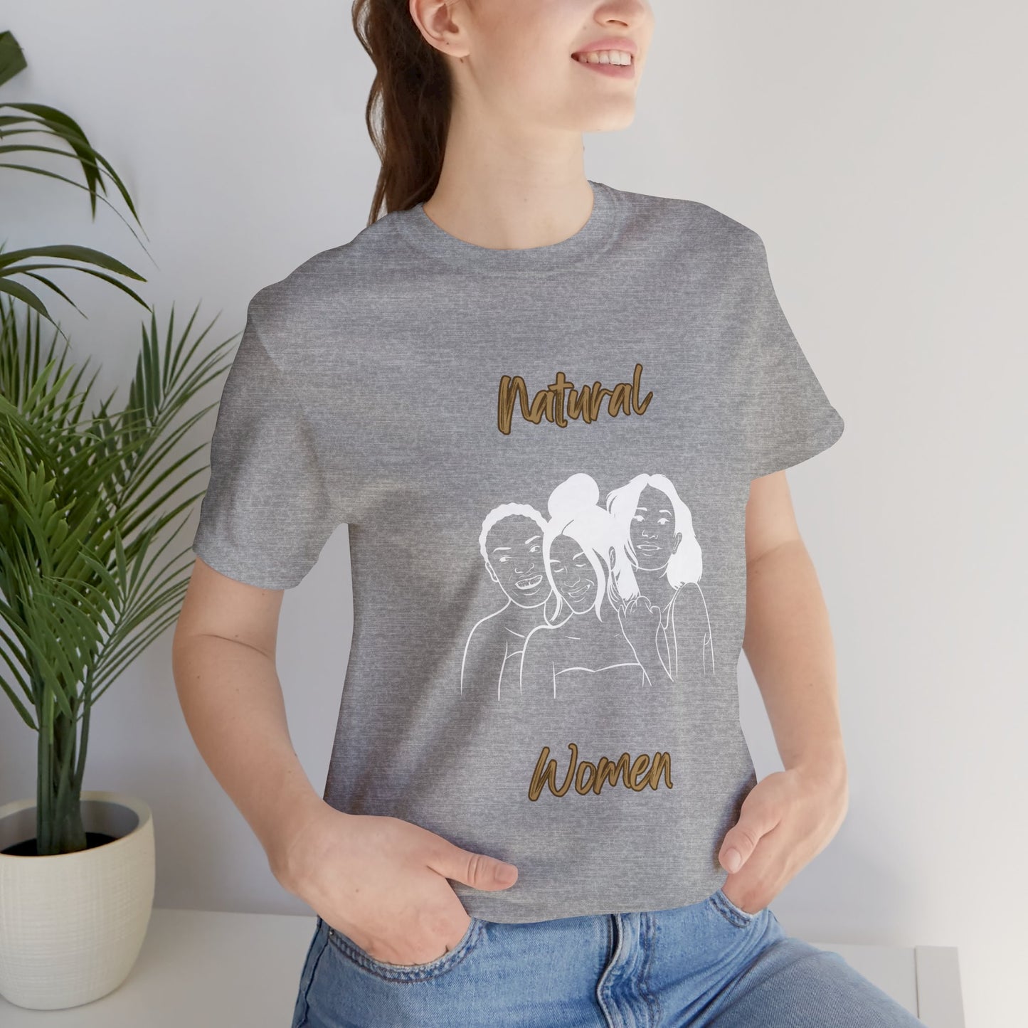 Natural Woman Laughing Friends (WL) Short Sleeve T-Shirt