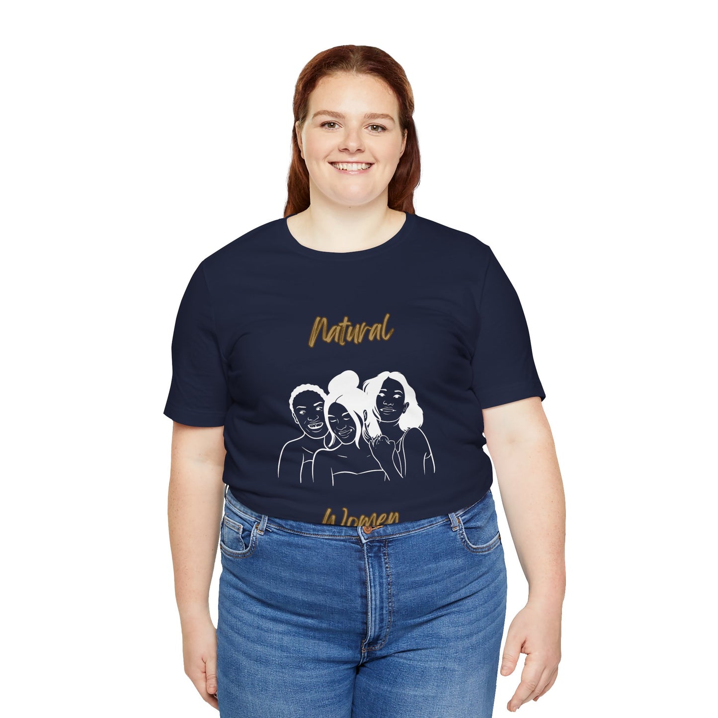 Natural Woman Laughing Friends (WL) Short Sleeve T-Shirt