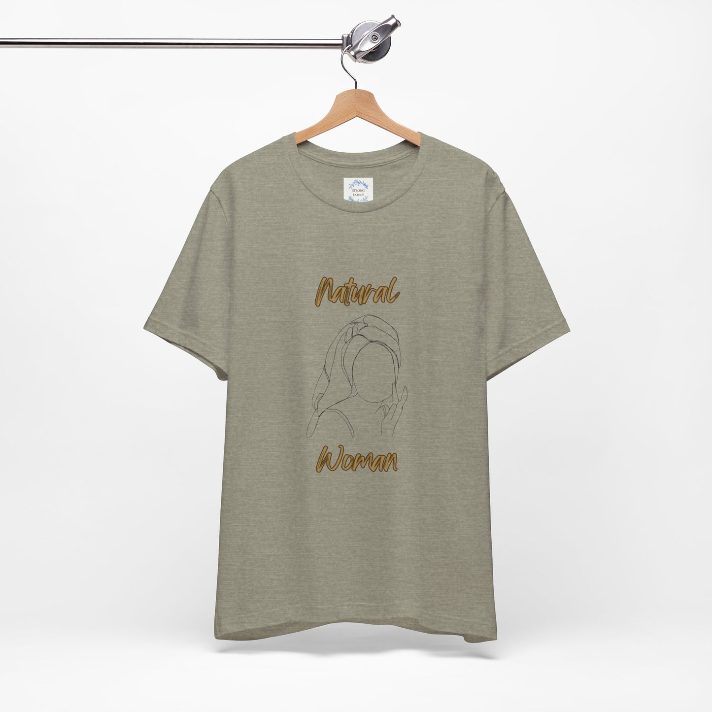 Natural Woman Towel Wrapped (BL) Short Sleeve T-Shirt