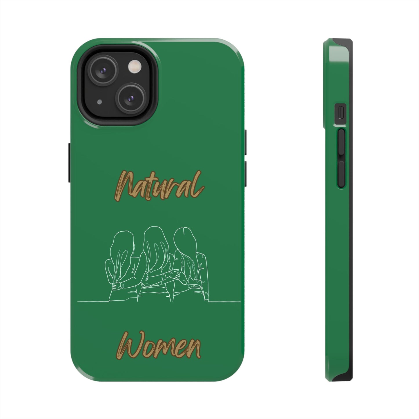 Natural Woman Loving Friends (WL) Tough Phone Cases DARK GREEN