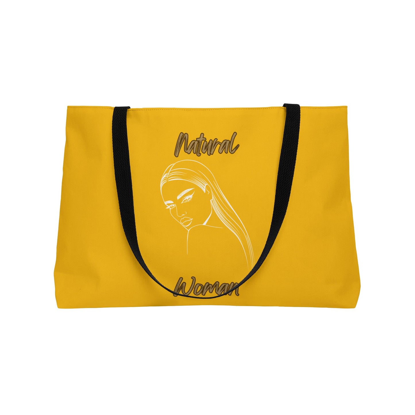 Natural Woman The Stare (WL) Weekender Tote Bag YELLOW