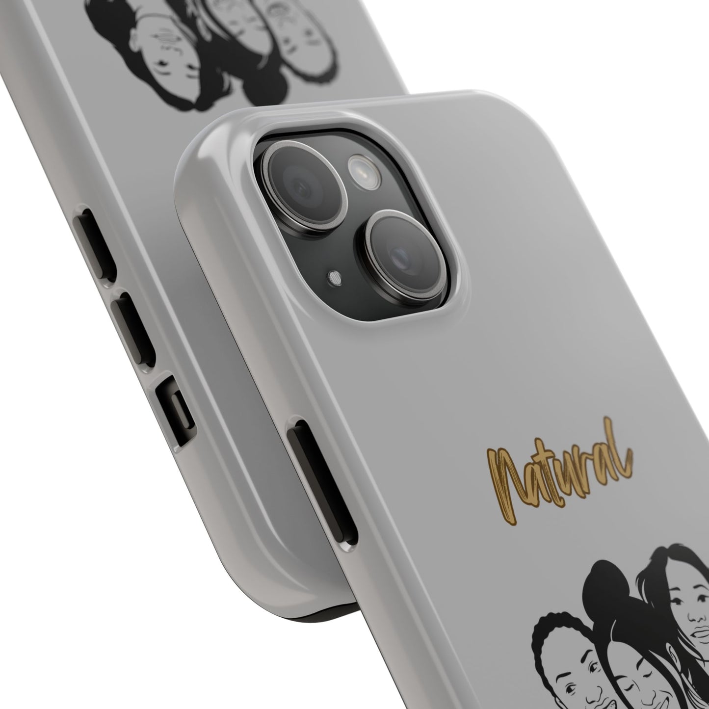 Natural Women Laughing Friends (BL)Tough Phone Cases LIGHT GREY